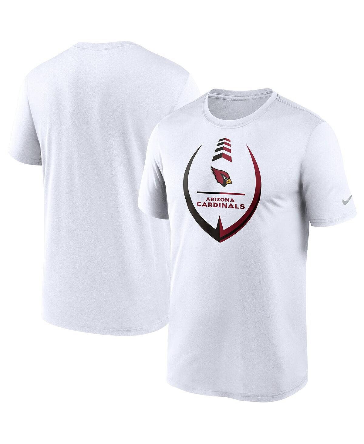

Мужская белая футболка arizona cardinals icon legend performance Nike, белый