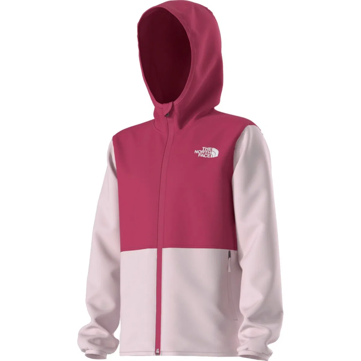 Детская флисовая кофта на молнии с капюшоном The North Face, Pale Blossom/Lali Guran — фото 4