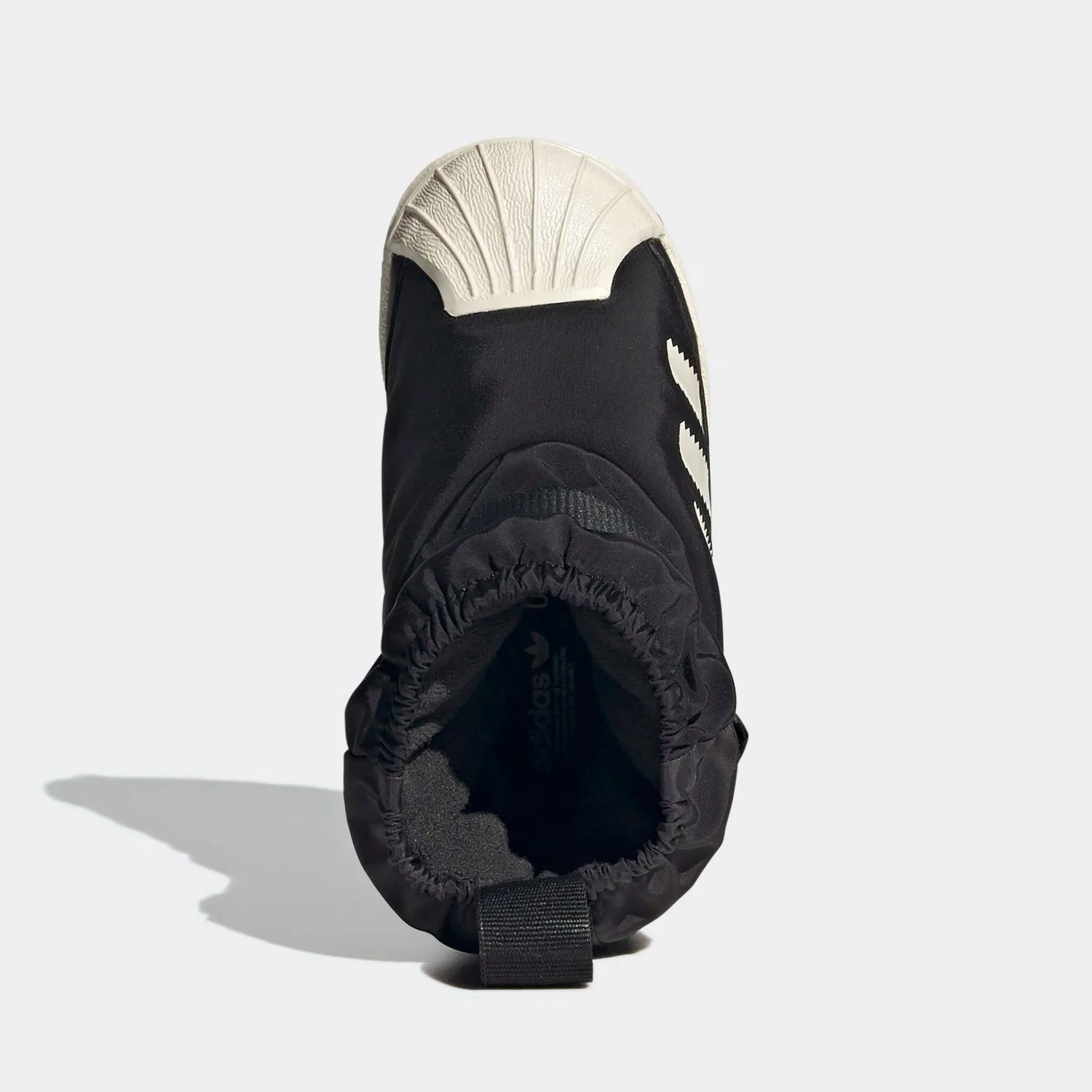 Детские зимние ботинки с мыском Superstar Adidas Originals, Core Black / Wonder White / Carbon — фото 4