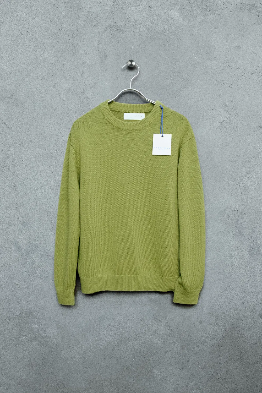 STORIESZ - ВЯЗАНЫЙ ДЖЕМПЕР ИЗ ХЛОПКА И ЛЬНА ZARA, Green