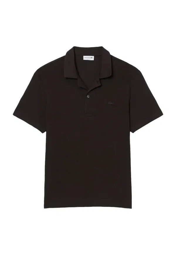 Футболка поло Lacoste, однотонная, коричневый — фото 4