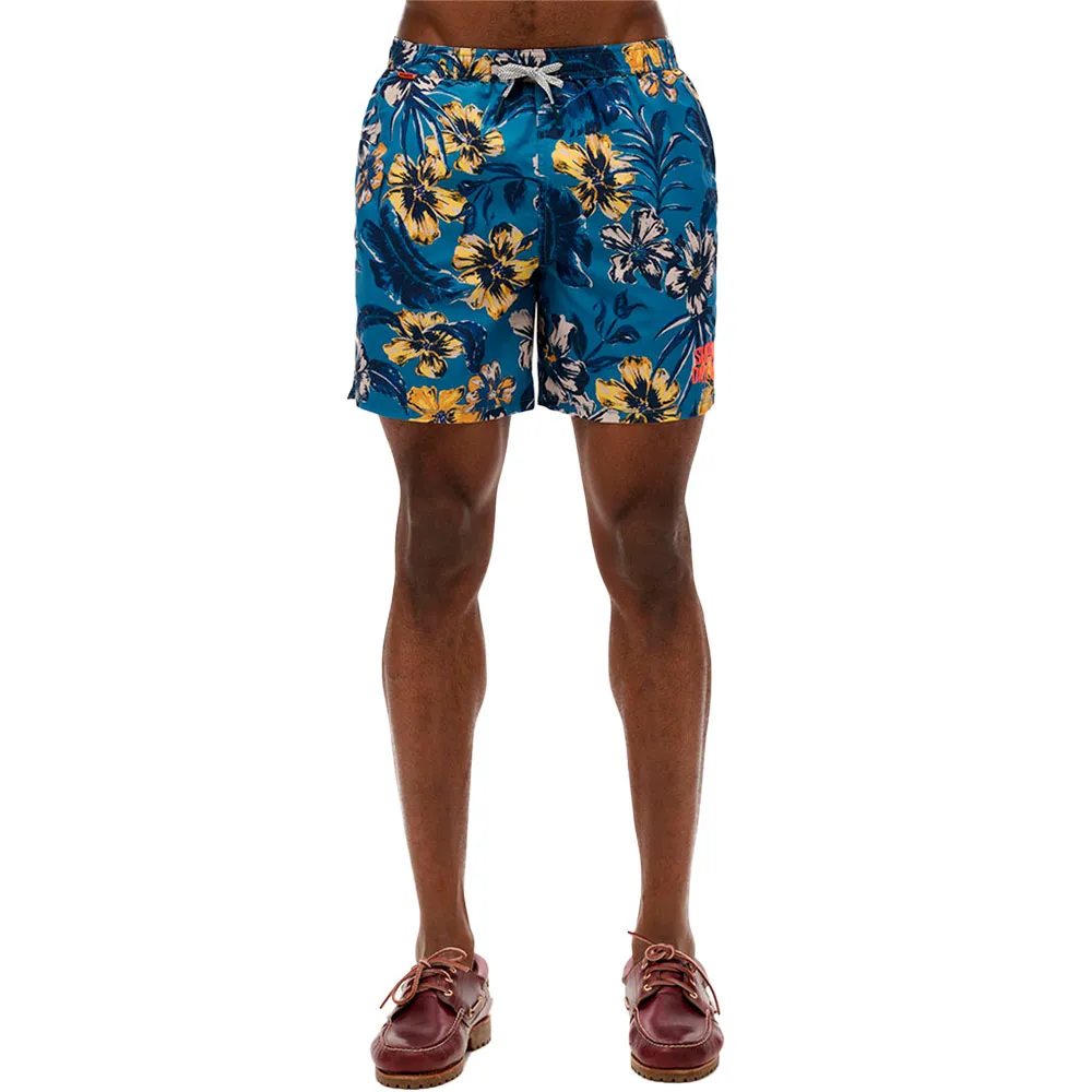 

Шорты для плавания Superdry Hawaiian Print 16´´, синий