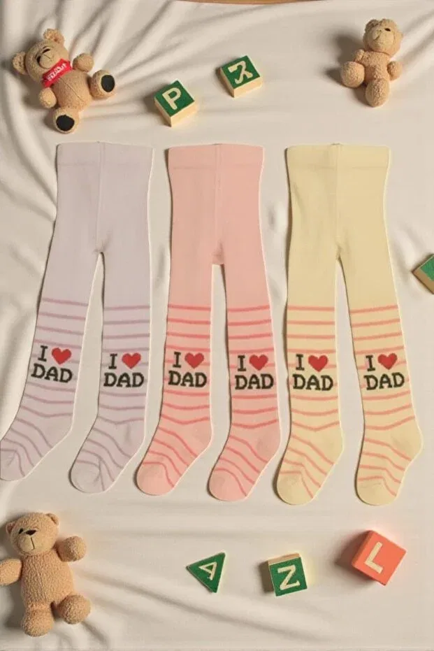 Детские колготки для девочек хлопковые с узором Amélio Kids, Multicolor