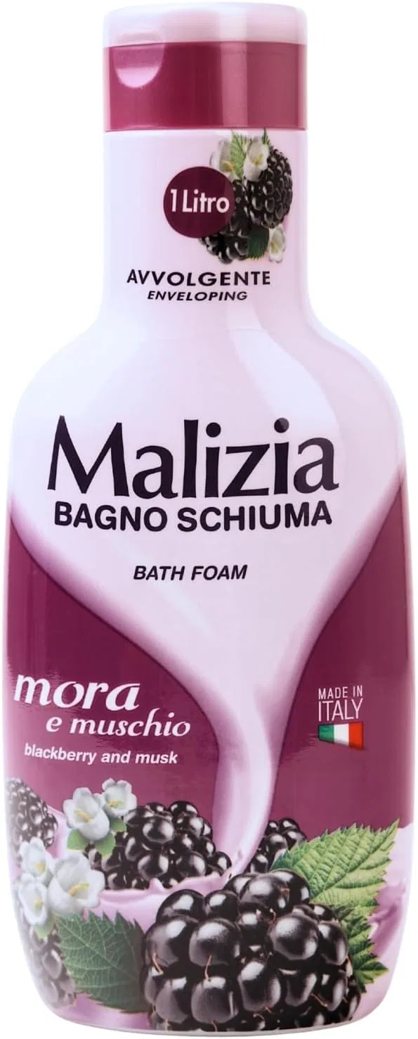 Пена для ванны Musk & Berries, Malizia, 1000 мл, Berry