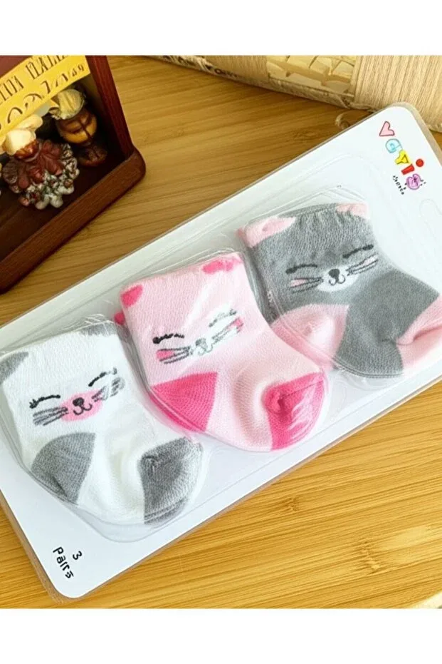 Детские носки для новорожденных хлопковые Baby-Kid Store, Multicolor — фото 3