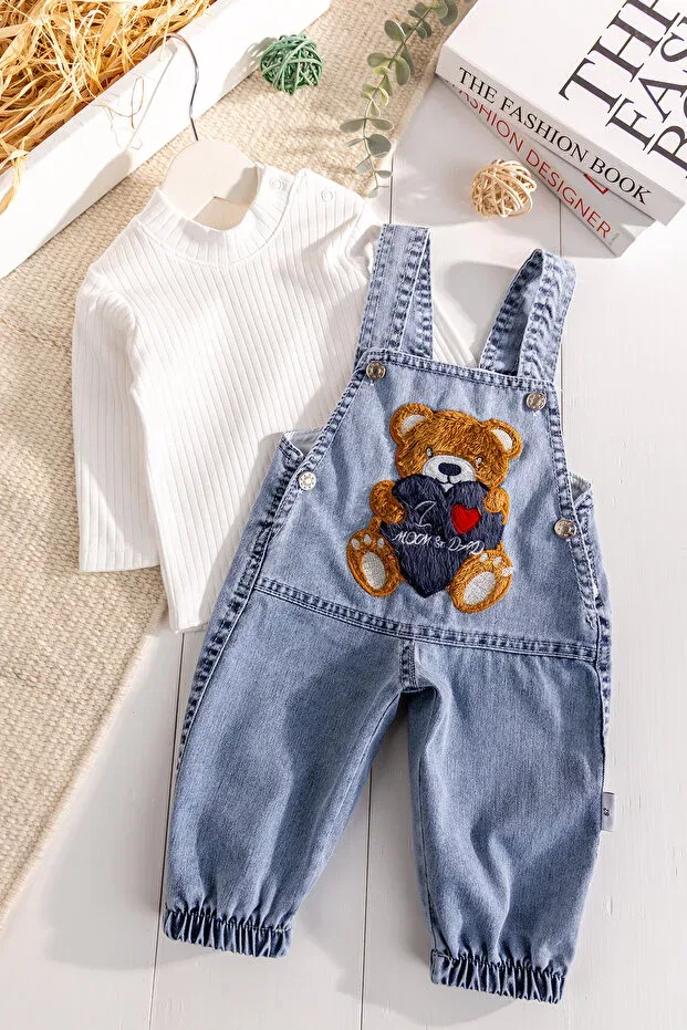 Детский джинсовый комбинезон для мальчиков с длинным рукавом Babymod, Blue