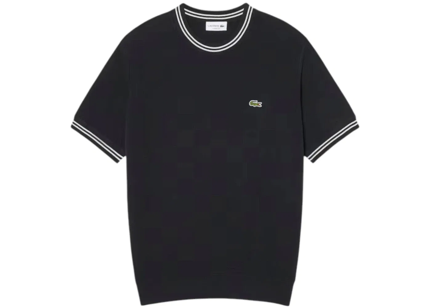 Мужской свитер из хлопкового крепа Moss Stitch Knit Lacoste, Blackbird Flour