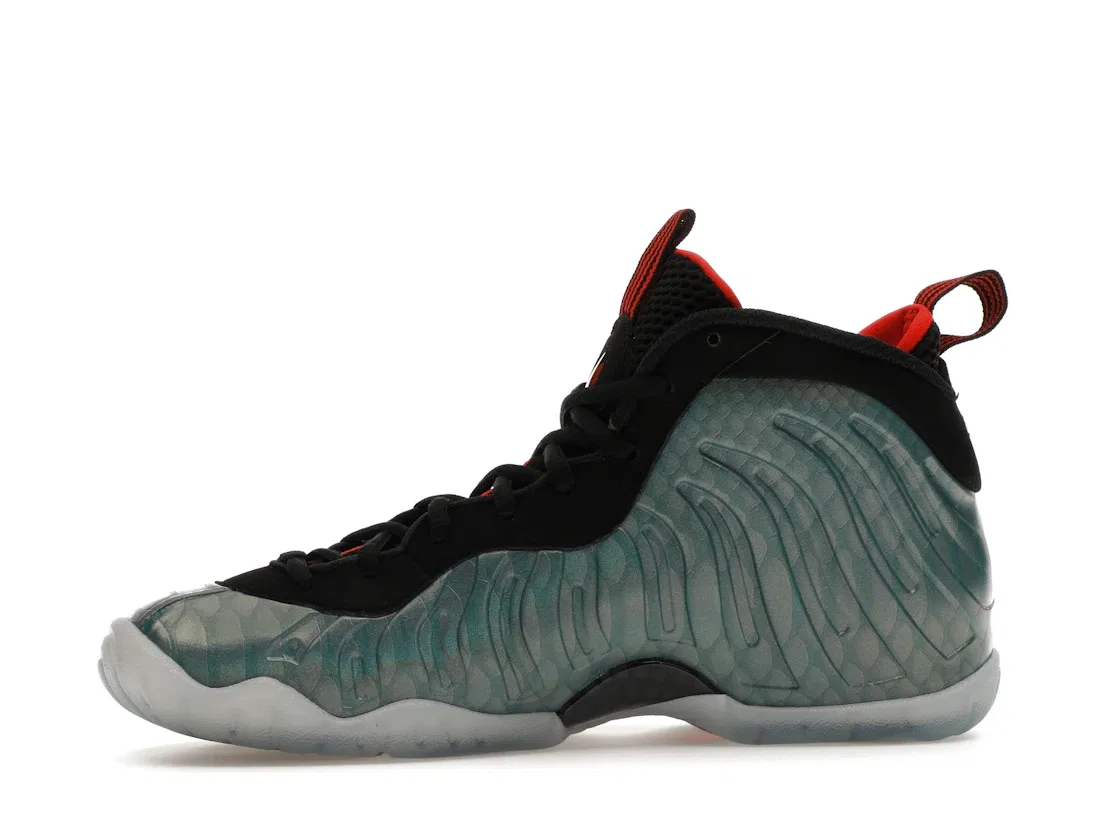 Детские кроссовки Lifestyle Nike Air Foamposite One Gone Fishing, Dk Emerald/Black-Challenge Red — фото 3