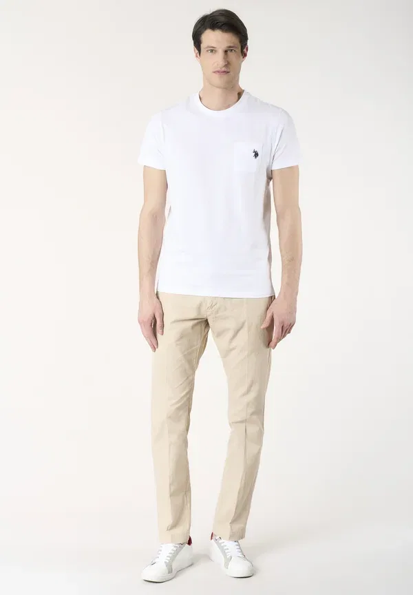Футболка хлопковая Basic t-shirt U.S. Polo Assn., белый — фото 2