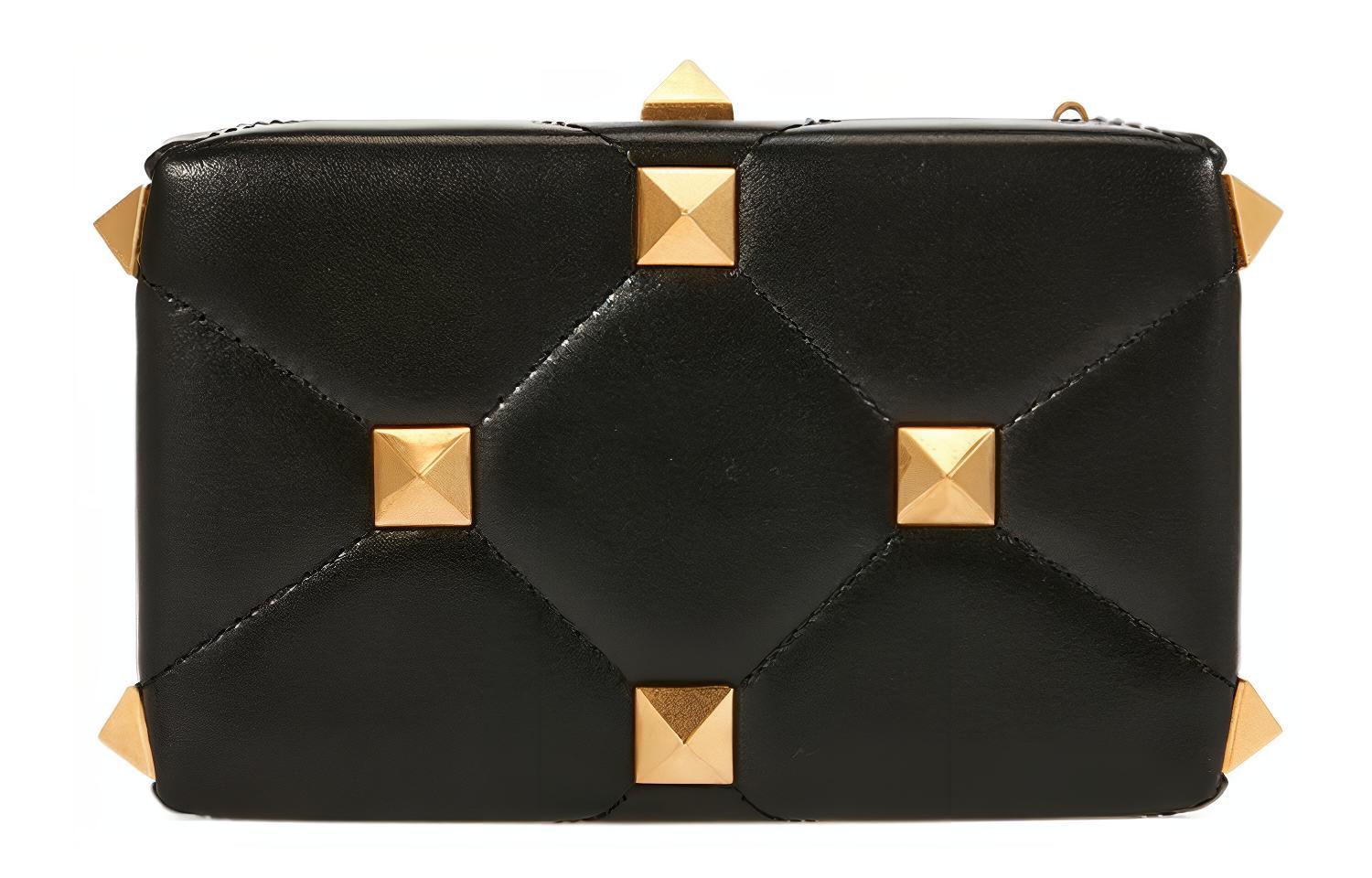 

Valentino Кожаная сумка через плечо, женская, черная