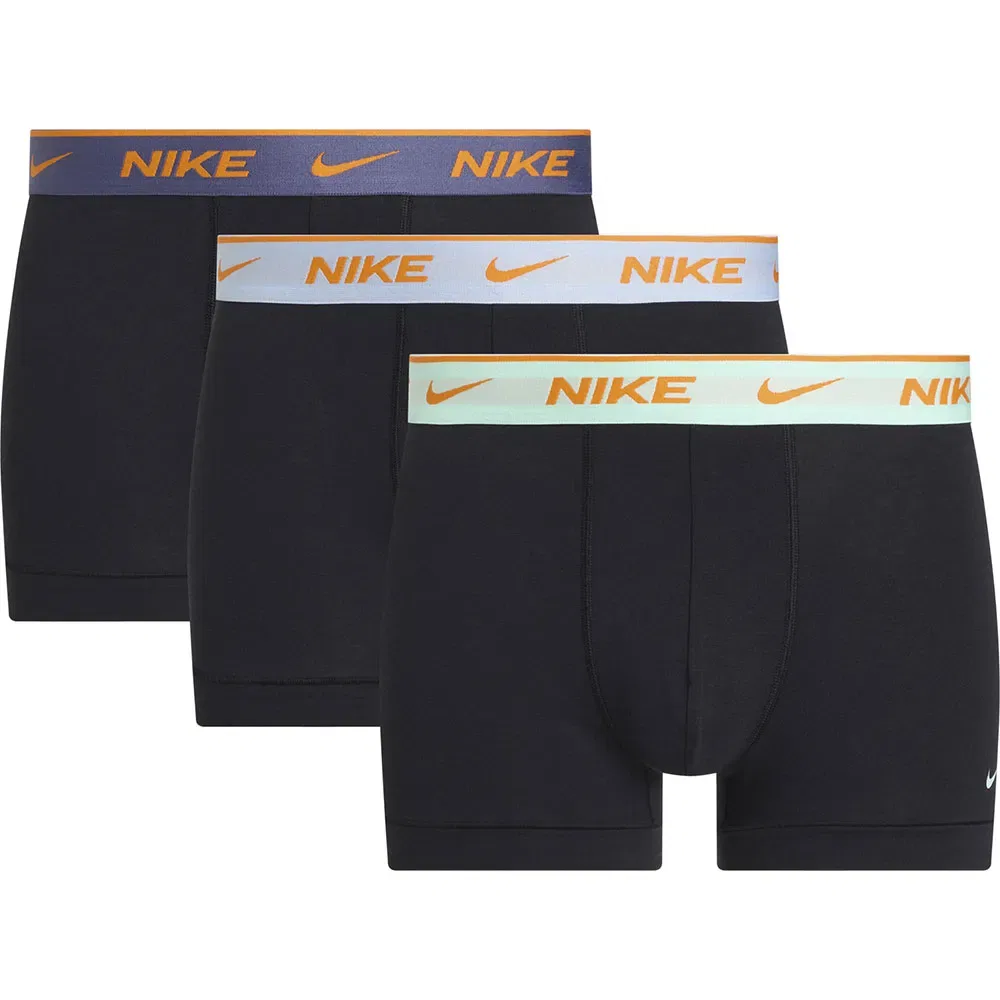 Боксеры Nike Eday Trunk, комплект 3 шт., Nike, черный