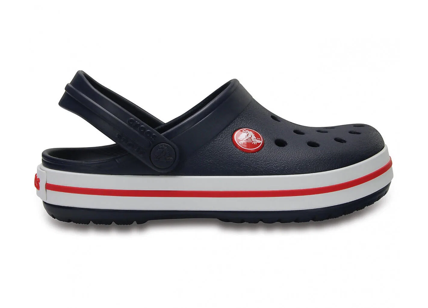 Детские сабо Crocband Crocs, Navy Red — фото 2