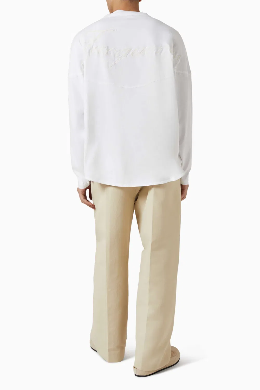Лонгслив хлопковый Le T-shirt Atelier ML Jacquemus — фото 2