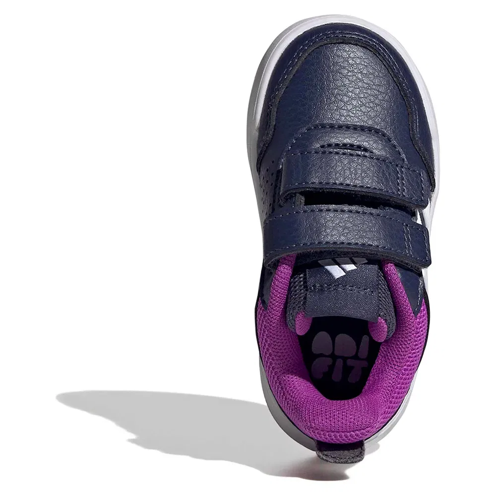 Детские кроссовки для девочек с липучками Tensaur Sport 3.0 Adidas, Blue — фото 3
