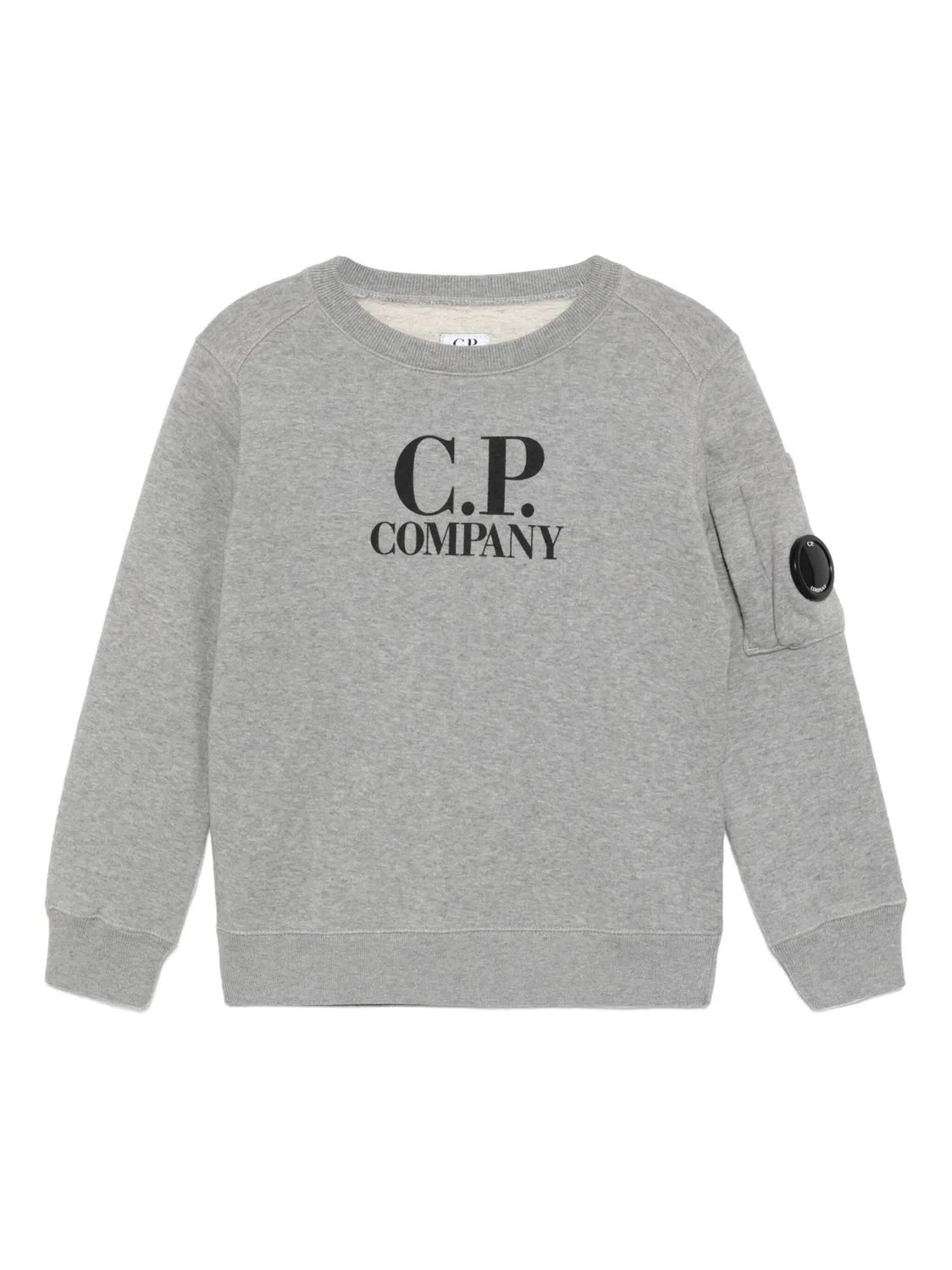 Толстовка с диагональным логотипом C.P. Company, серый