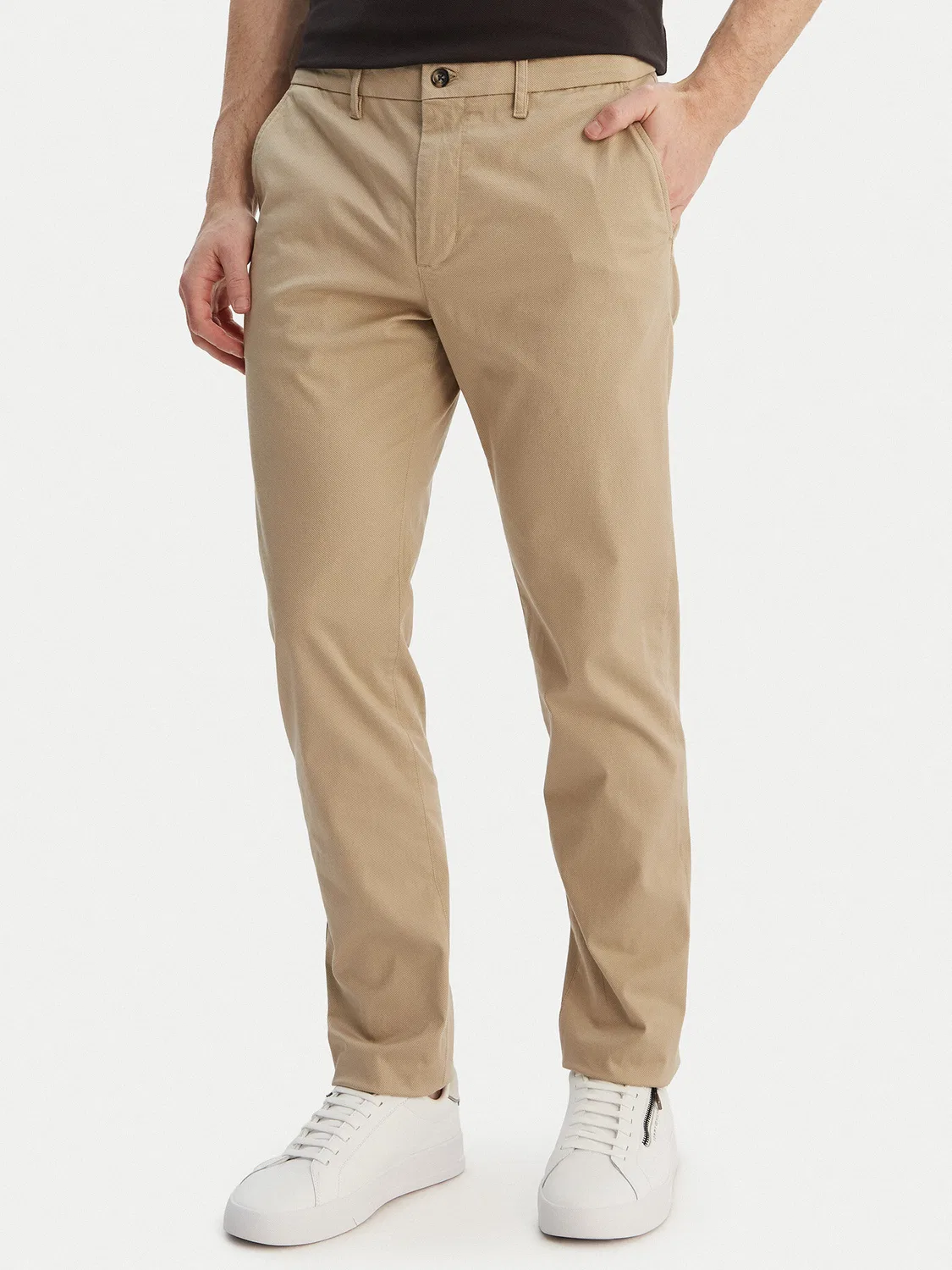 Мужские чиносы стандартного кроя Denton Tommy Hilfiger, бежевый