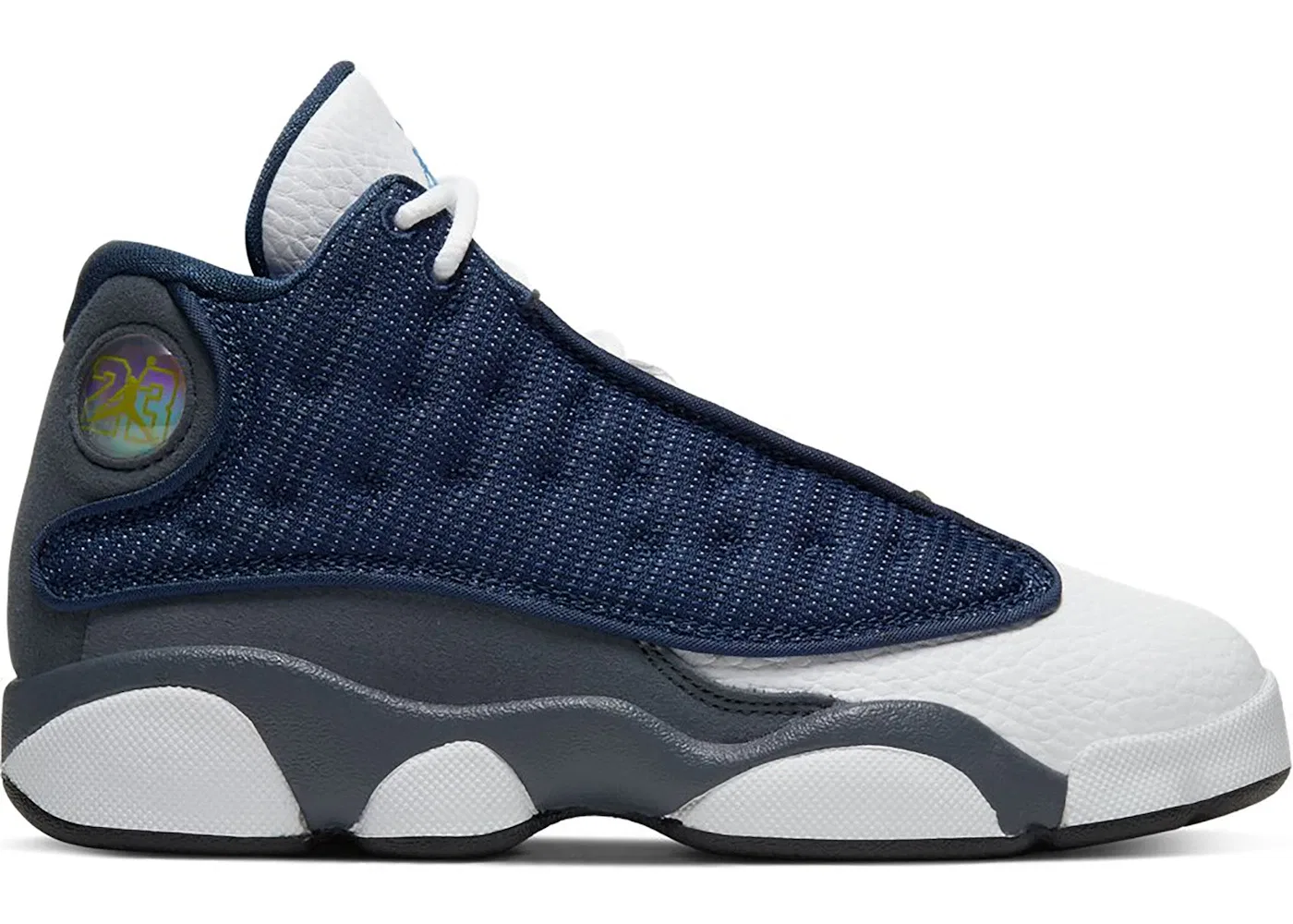 Детские кроссовки lifestyle с принтом Jordan 13 Retro Jordan, Navy/Flint Grey-White-University Blue