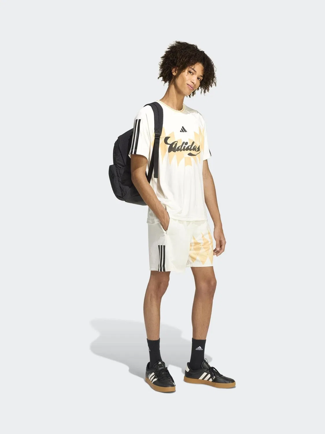 Футболка House Of Tiro x Common Goal Jersey adidas, коричневый — фото 3