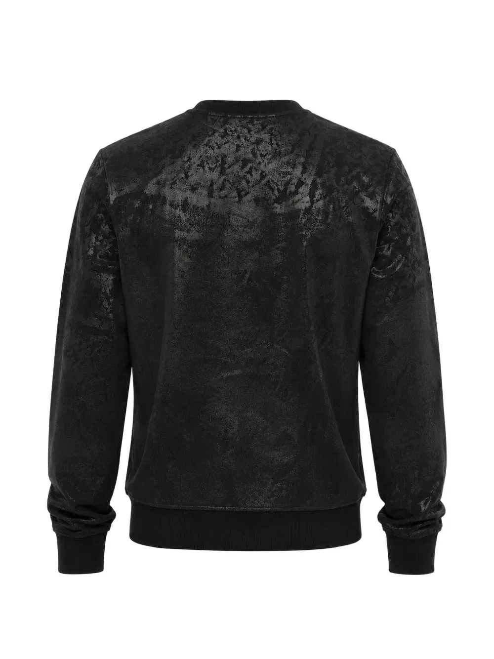 Свитер Diesel S-Ginn-Myl с эффектом блесток, черный — фото 2