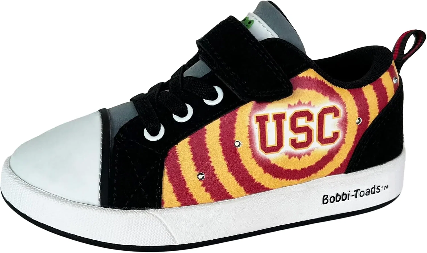 Детские кроссовки для мальчиков с подсветкой USC Bobbi-Toads, Red And Gold — фото 3