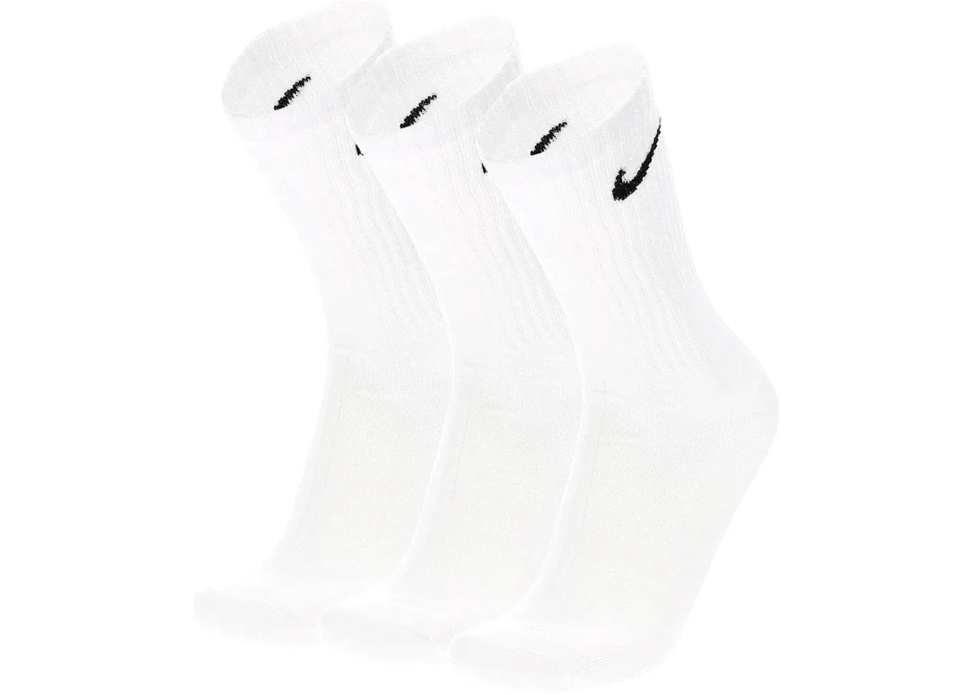 Детские носки легкие с поддержкой свода стопы Nike Everyday Cushioned Lightweight Low Socks, White
