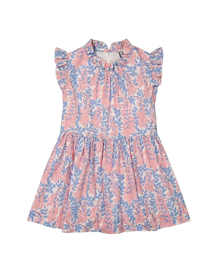 Детское платье для девочек хлопковое Busy Bees Dress, розовый