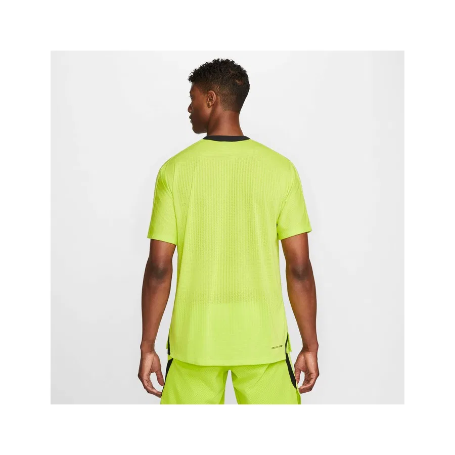 Футболка спортивная с коротким рукавом Nike Pro Dri-FIT Adv, Зеленый — фото 4