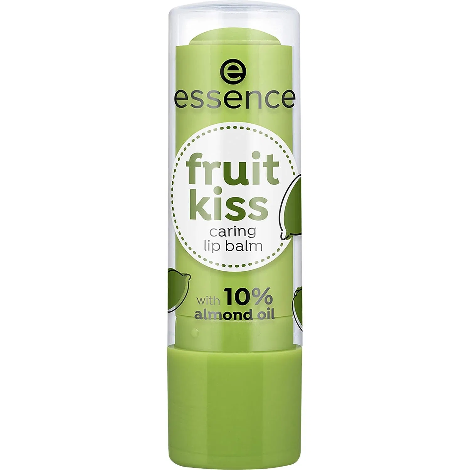 Бальзам для губ питательный essence fruit kiss caring lip balm, набор 3 шт., 04 Lime Crush Essence Cosmetics — фото 3