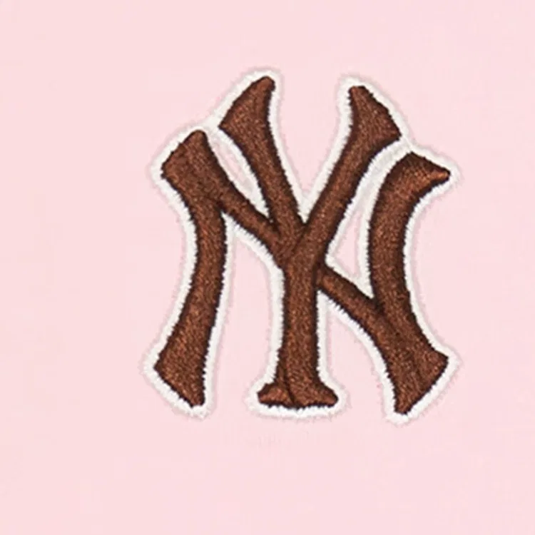 Футболка с круглым вырезом, повседневная, MLB KIDS, Light Pink — фото 4