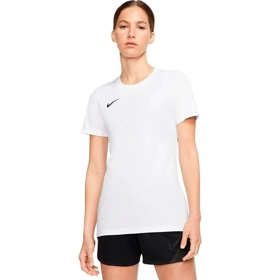 Футболка спортивная с коротким рукавом Nike Dry Park VII Jsy SS, Белый — фото 4