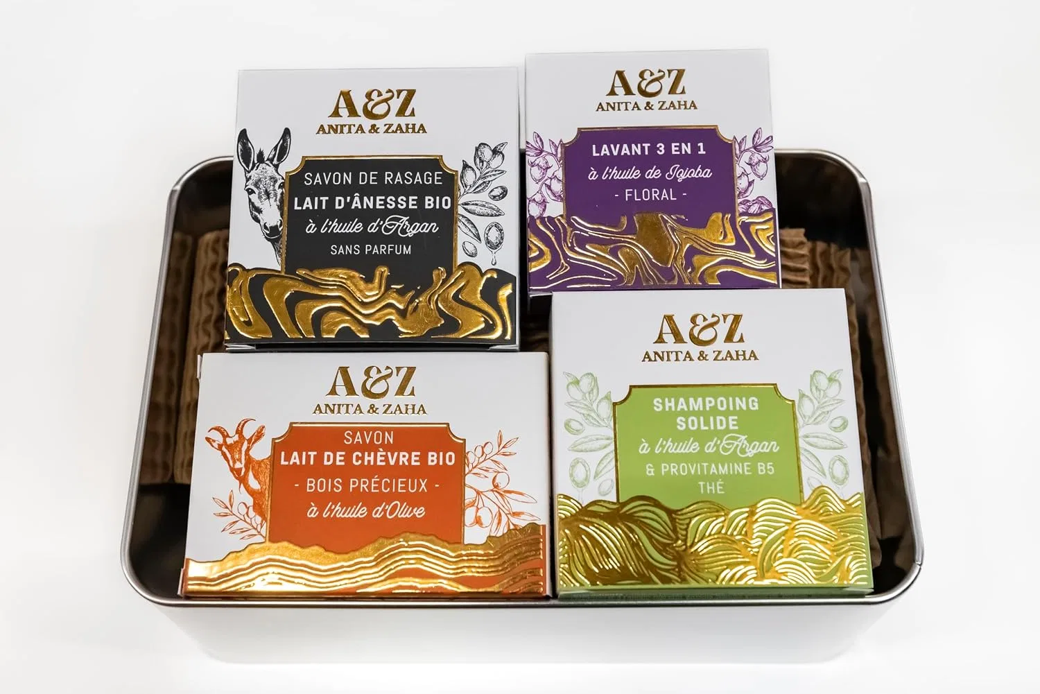 Набор для ухода Gift Set For Him ANITA & ZAHA, 400 г, металлическая коробка
