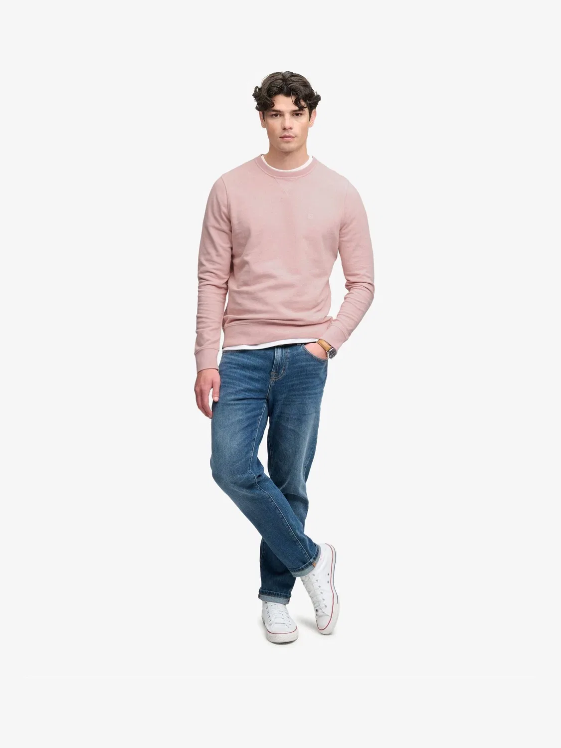 Свитшот с вышивкой Superdry Classic Essential, розовый — фото 2