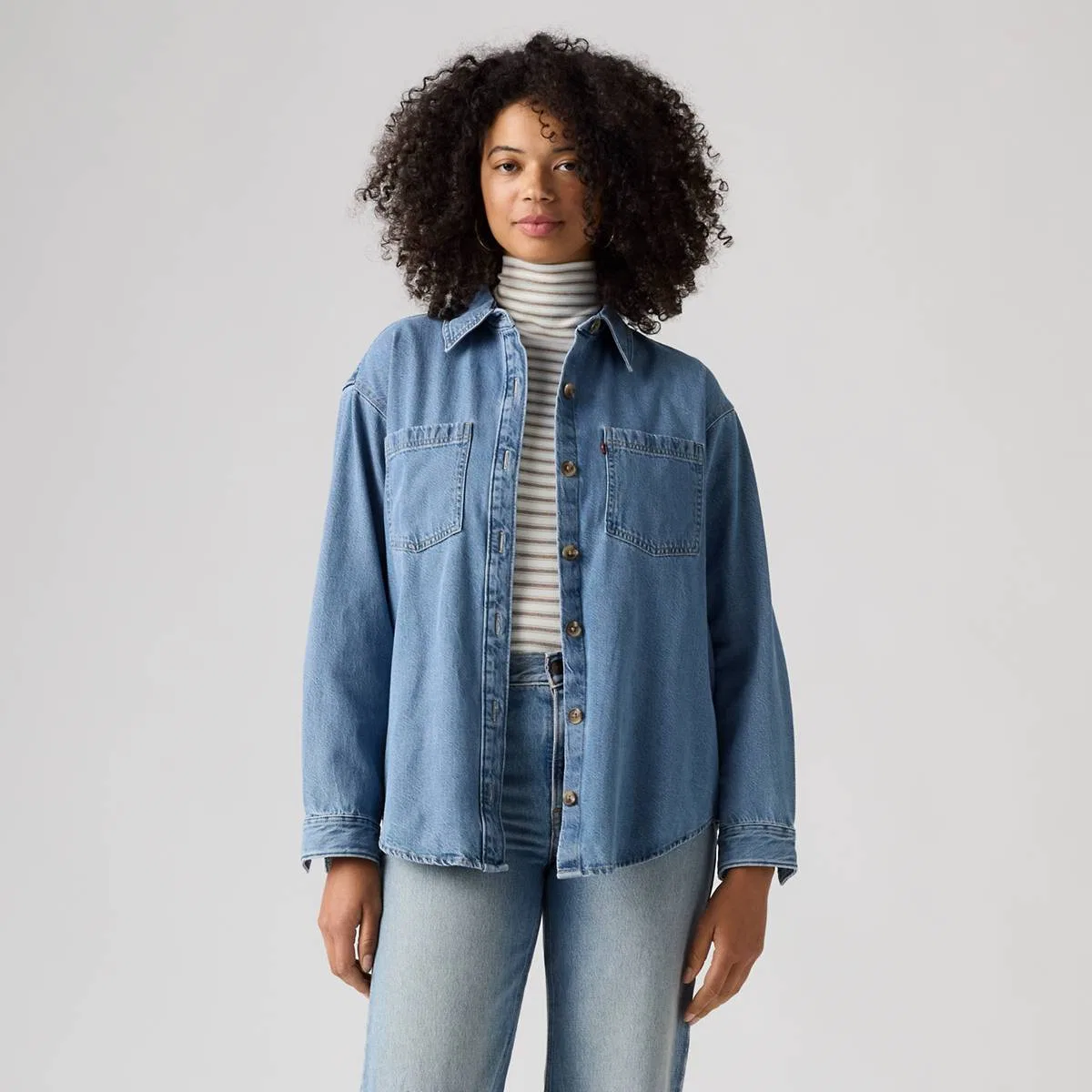 Рубашка Iris Levi's, Grand Magic Top - Blue — фото 3