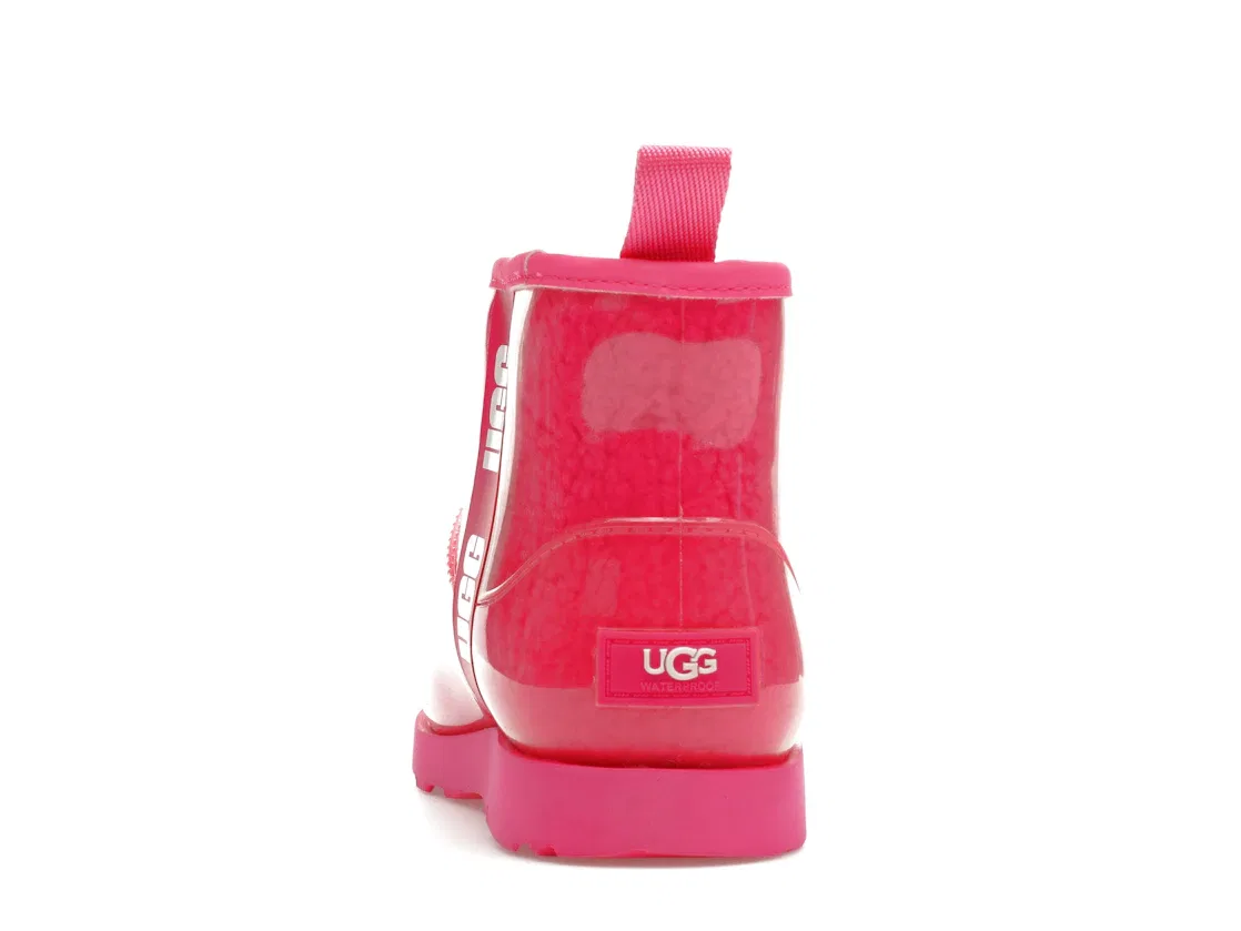 Детские сапоги с коротким голенищем UGG Classic Clear Mini II Boot UGG, Rock Rose — фото 4