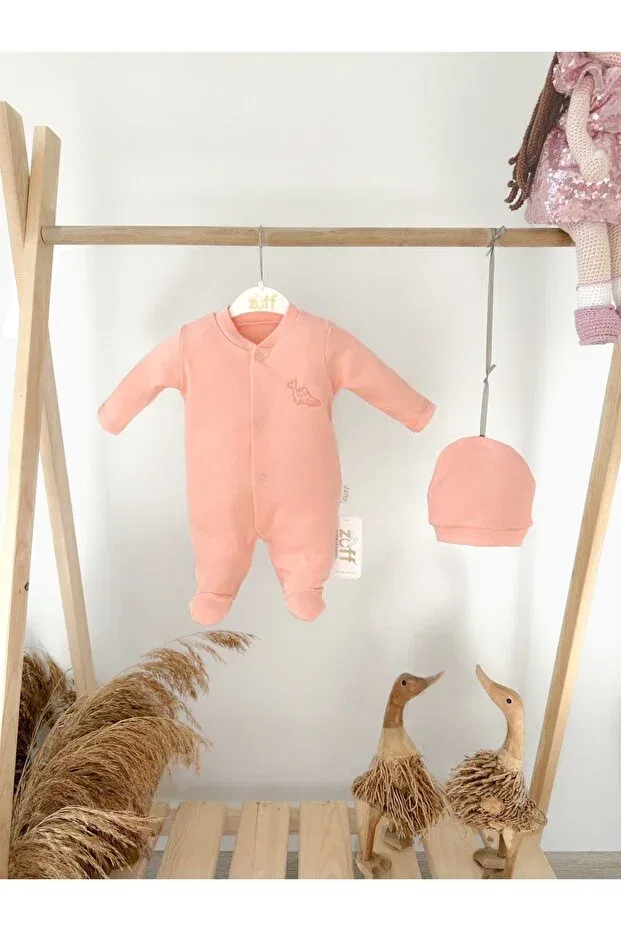 Детский комбинезон для новорожденных с принтом Premature Boy Dinosaur Embroidery Jumpsuit Zuff Baby, Somon