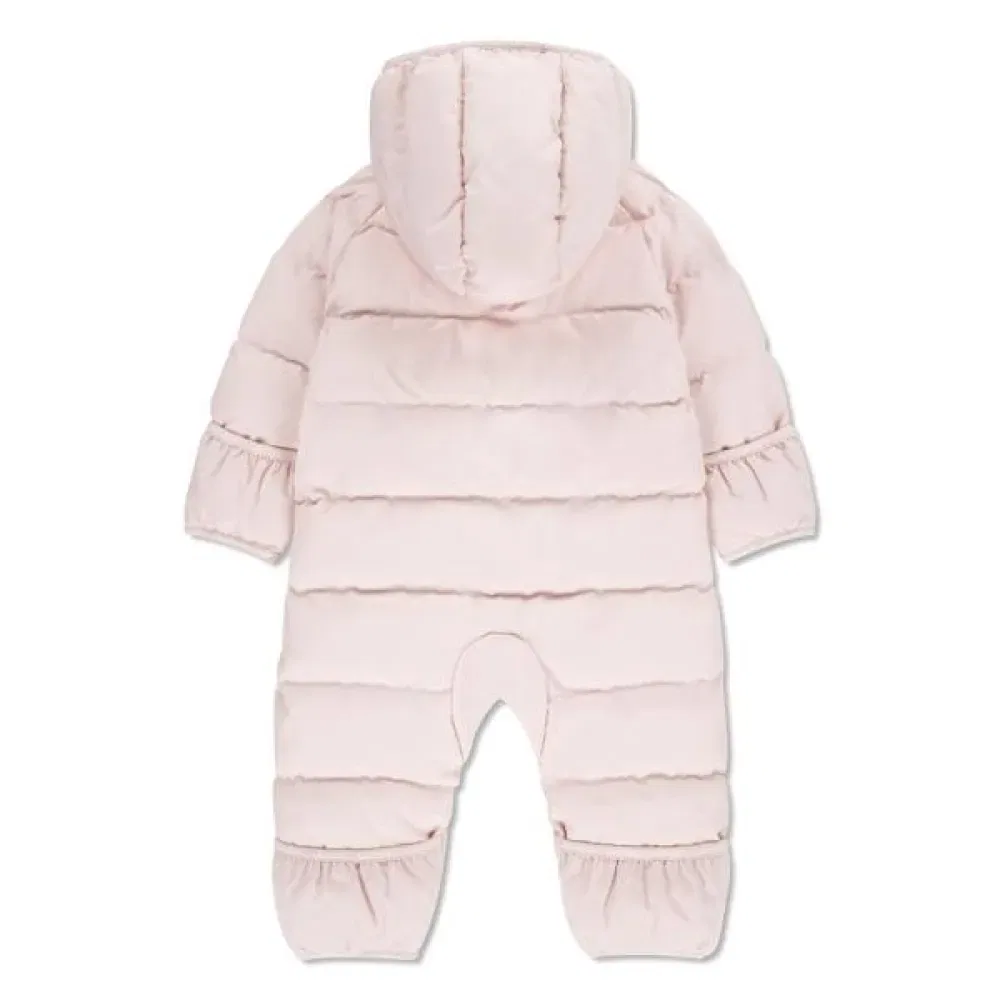 Детский комбинезон для девочек с длинным рукавом Solid Pram Lacoste kids, Pink — фото 2
