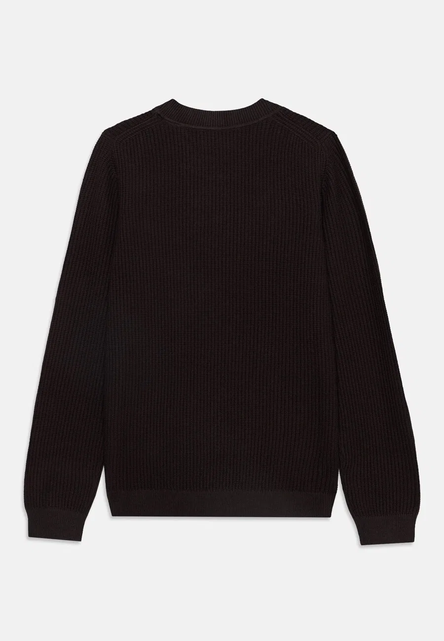 Детский свитер Jack & Jones Junior 'JPRBLACONNOR' темно-коричневого цвета — фото 2