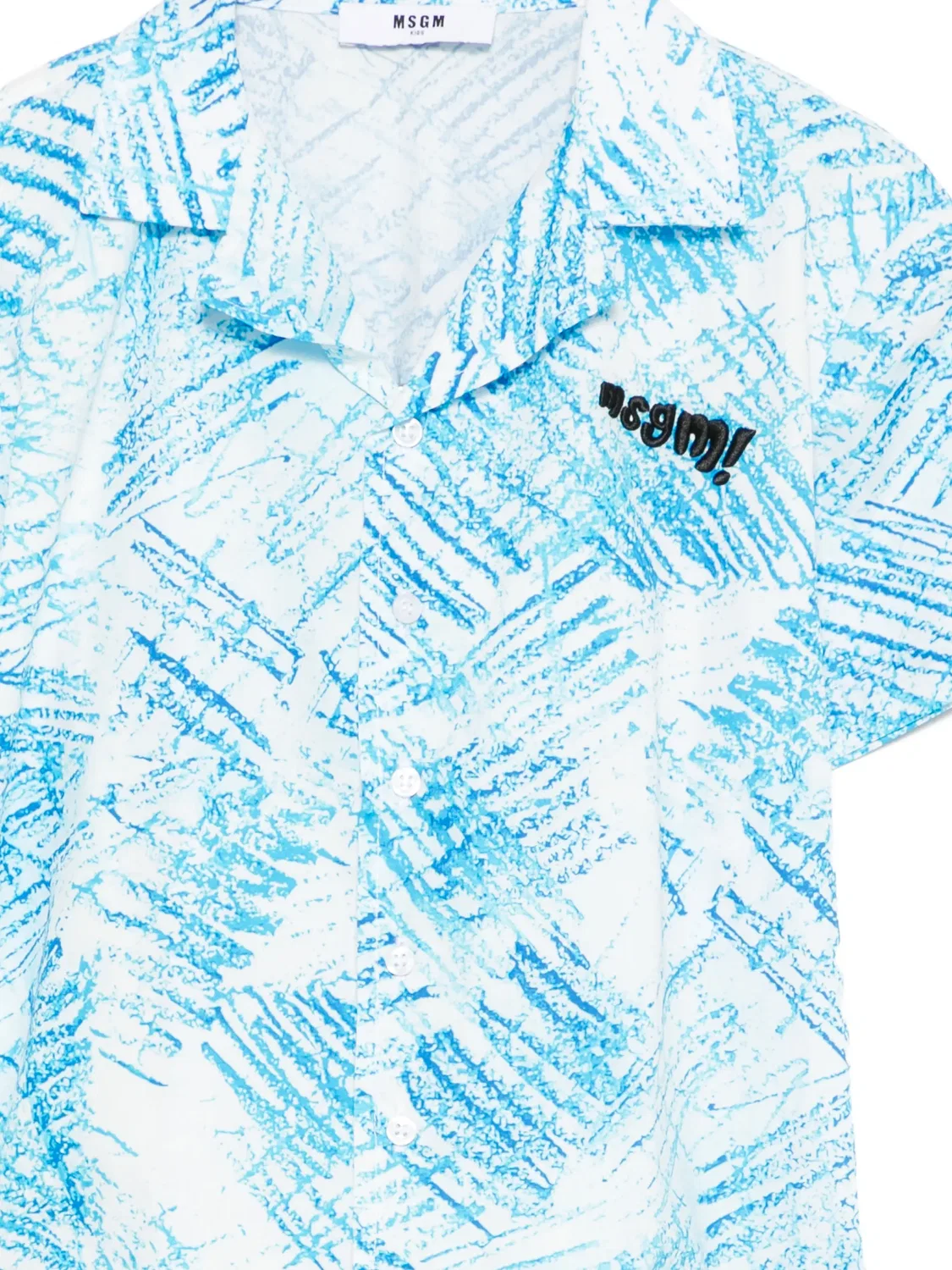 Рубашка с рисунком MSGM, белый — фото 2