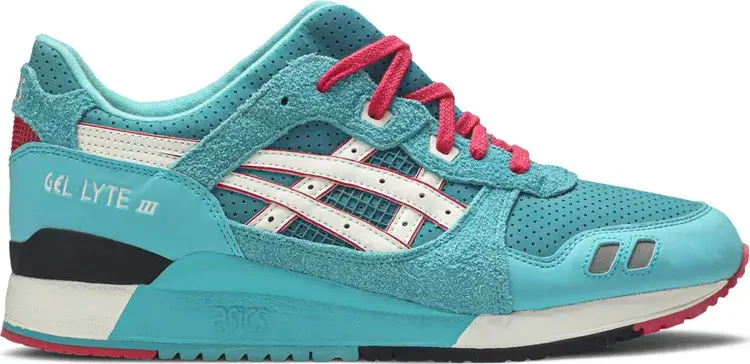

Кроссовки bait x gel lyte 3 'teal dragon' Asics, чирок, Синий, Кроссовки bait x gel lyte 3 'teal dragon' Asics, чирок
