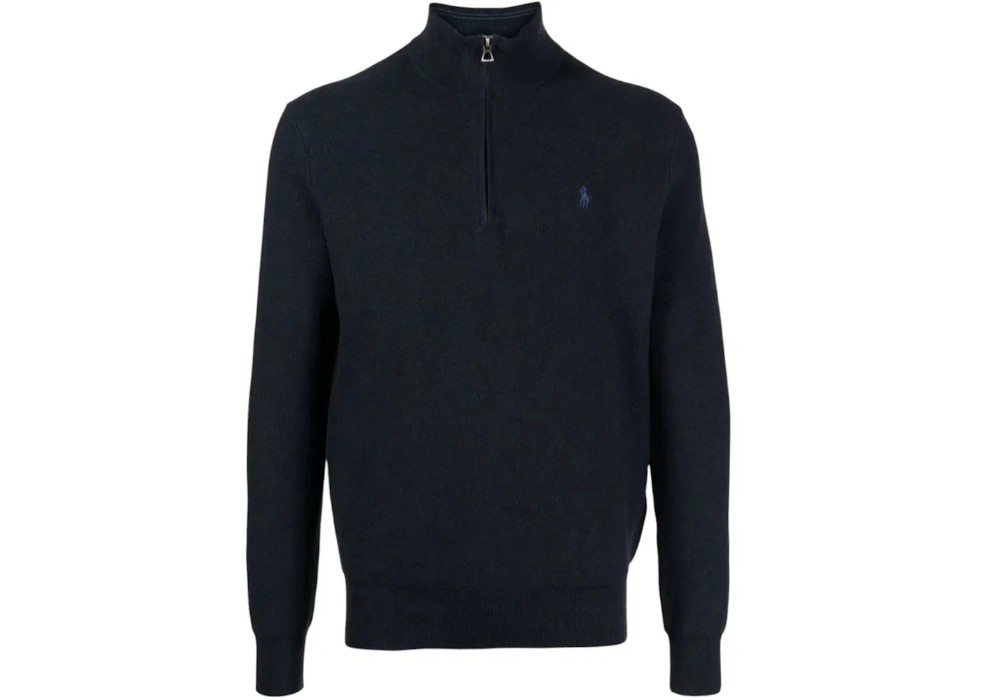 Мужской свитер-поло с молнией 1/4 Pullover Polo Ralph Lauren, Heather Navy