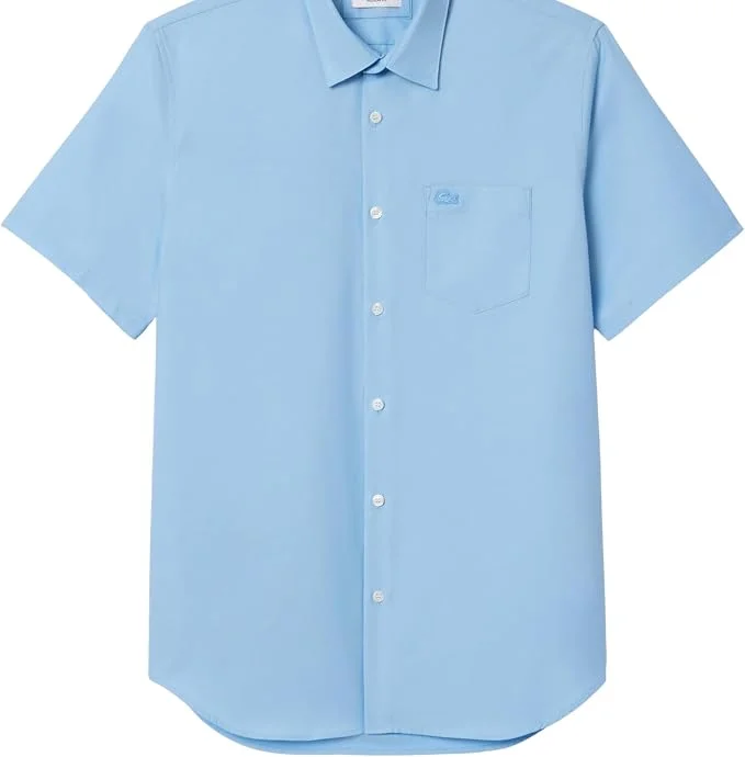 Lacoste мужская рубашка с коротким рукавом Regular Fit из основной коллекции, Overview — фото 2