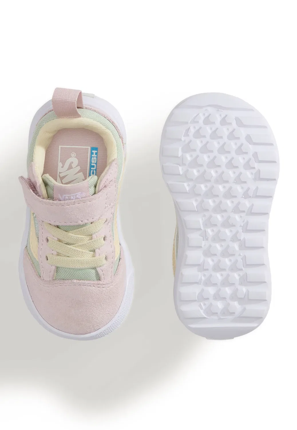 Кроссовки унисекс - детская обувь Vans, Light Green — фото 3