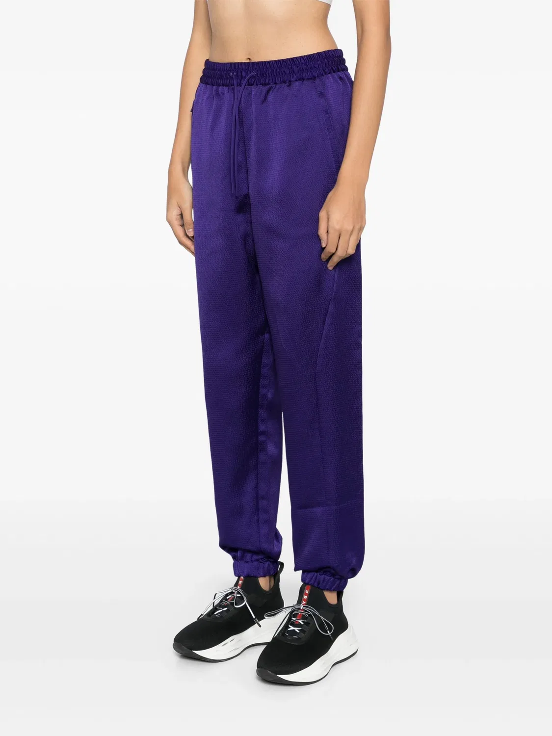 Трековые брюки с логотипом Adidas, фиолетовый — фото 4