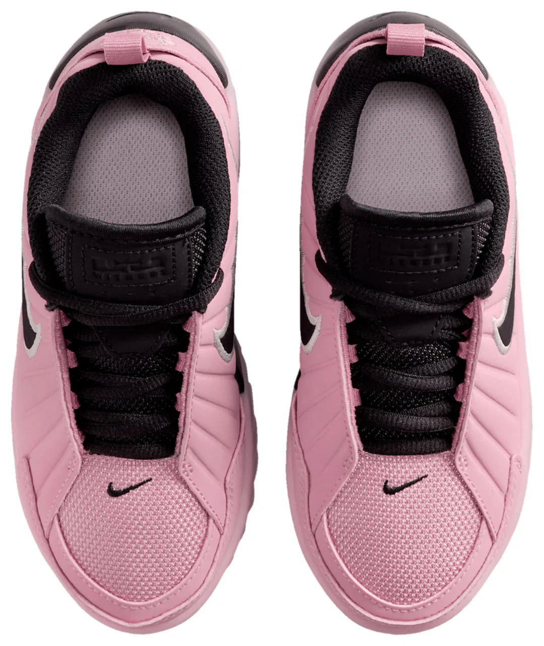 Кроссовки для мальчиков Lebron Witness IX Nike, цвет Elemental Pink/Black/Pink — фото 4
