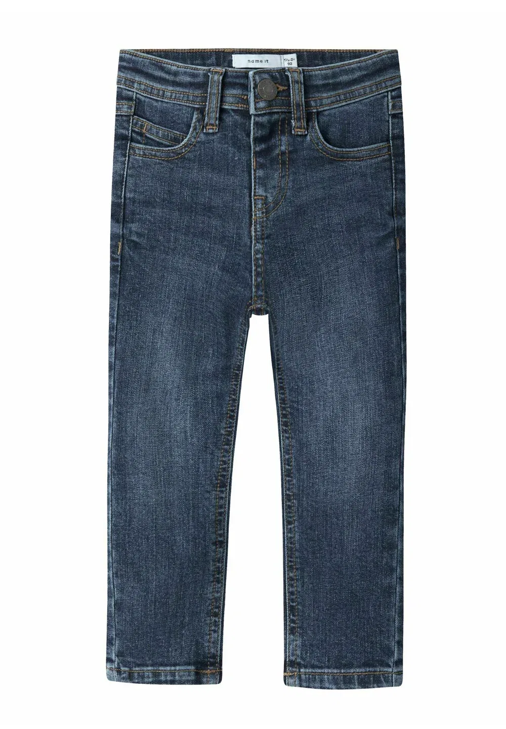 Джинсы зауженного кроя - джинсы зауженного кроя Name It, Dark Blue Denim — фото 3