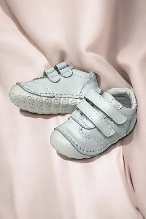 Детские туфли для девочек с ортопедической подошвой Casso, White — фото 2
