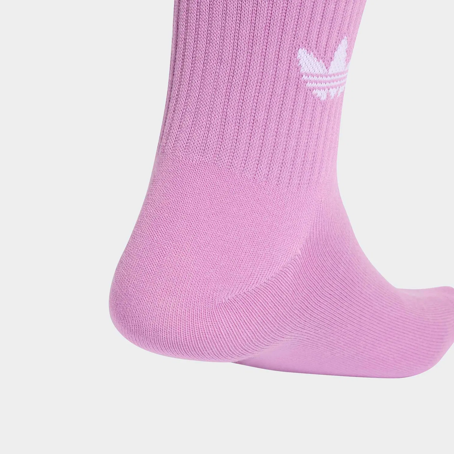 Мужские спортивные носки с тремя полосками Adidas Originals, Preloved Purple/Bliss Pink/White — фото 4