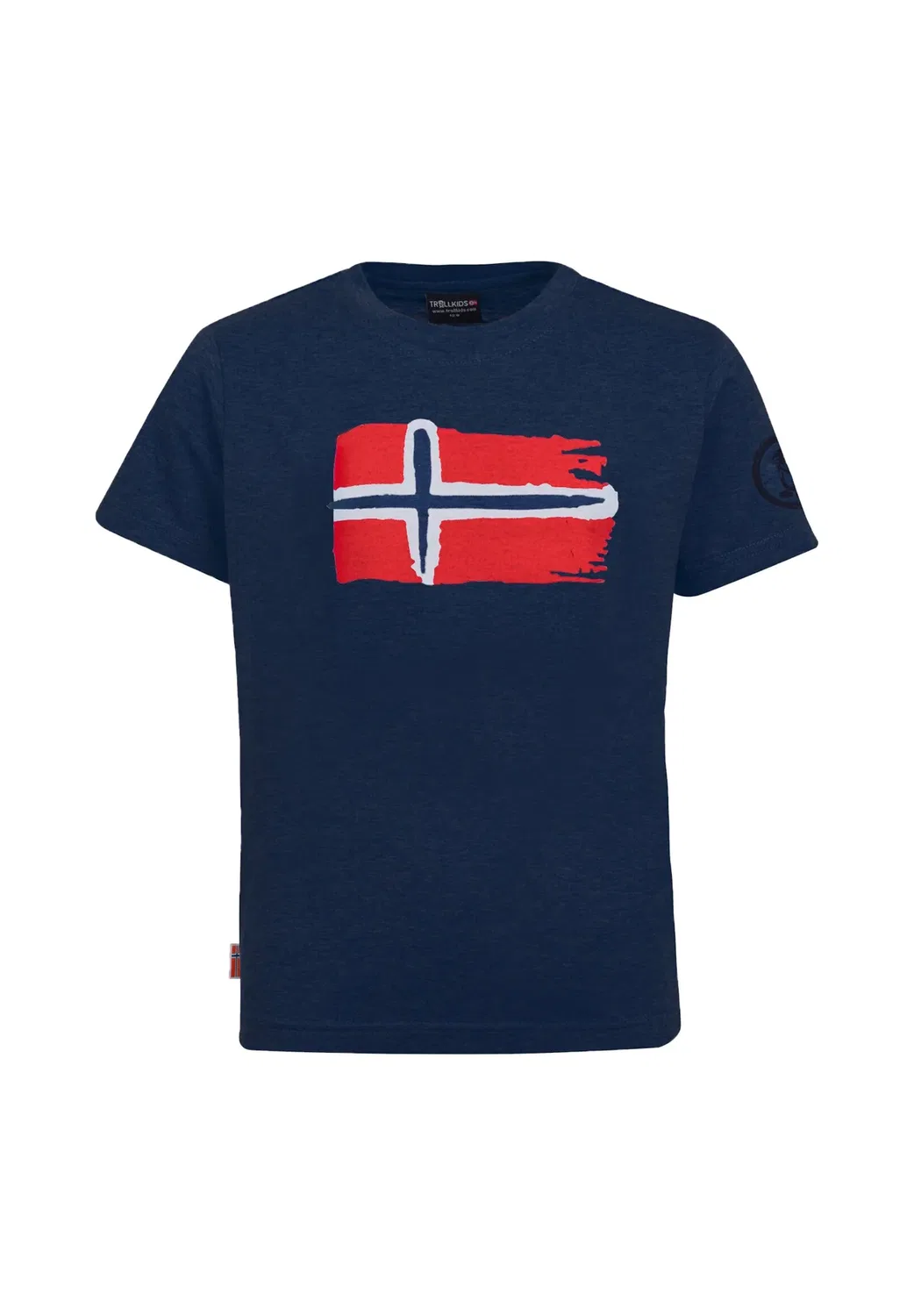 Детская футболка с принтом Oslo Trollkids, Navy