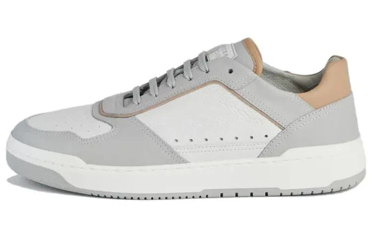 

Кожаные кроссовки с логотипом Brunello Cucinelli, White