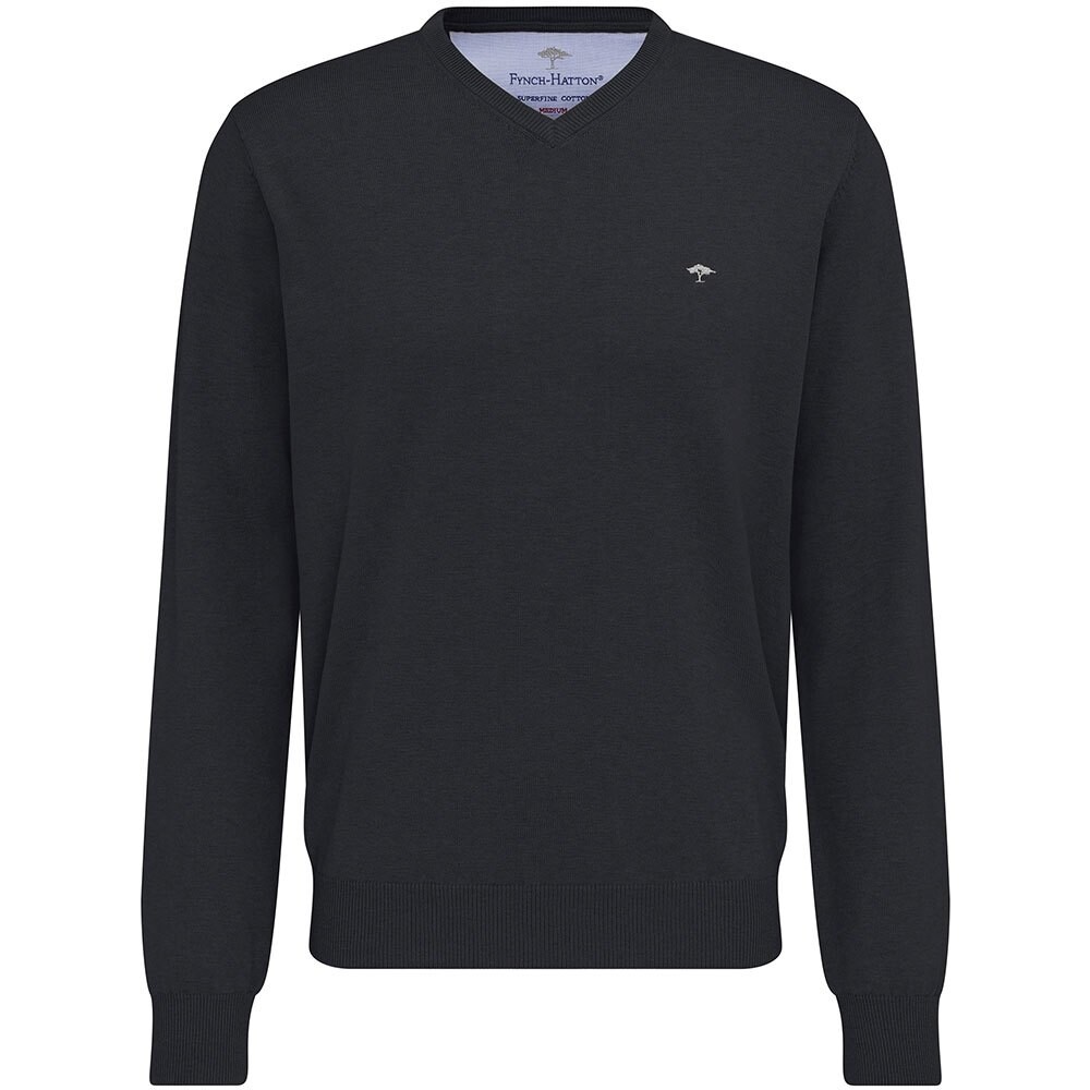 

Свитер Fynch Hatton SFPK211 V Neck, черный